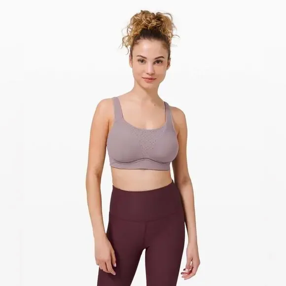 Lululemon Run Times Bra *High Support, B–E Cups in Lunar Rock Size 38DD. - Picture 9 of 13